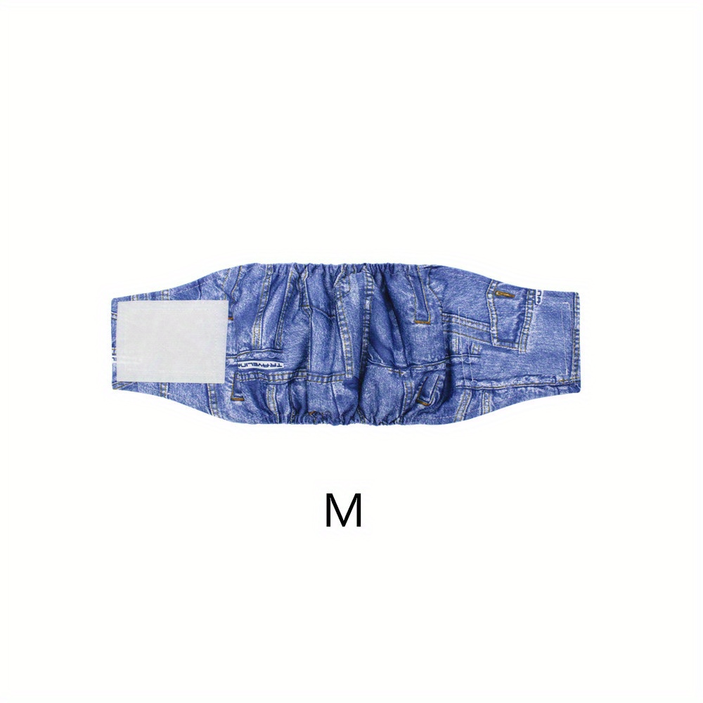 Denim on sale dog diaper