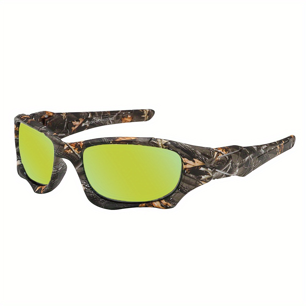* Unique Cool Camouflage Frame * Cycling Tactical Goggles, Men Women  Driving Sunglasses