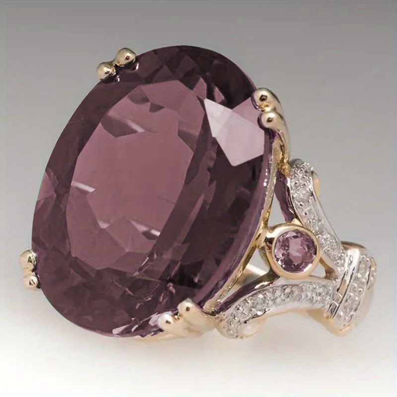 1pc hot selling ring jewelry with new two color and goose egg shaped blue sapphire for engagement for men details 6