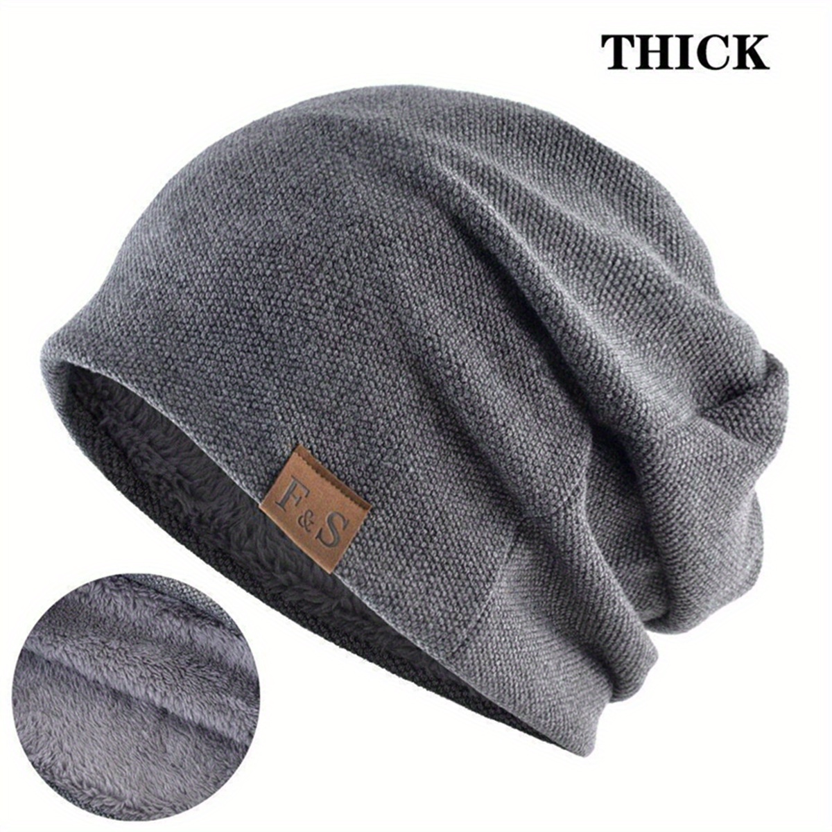 Spring Warm Beanies Knitted Solid Casual Brand Soft Knitting For Men And Women, Ideal Choice For Gifts details 11