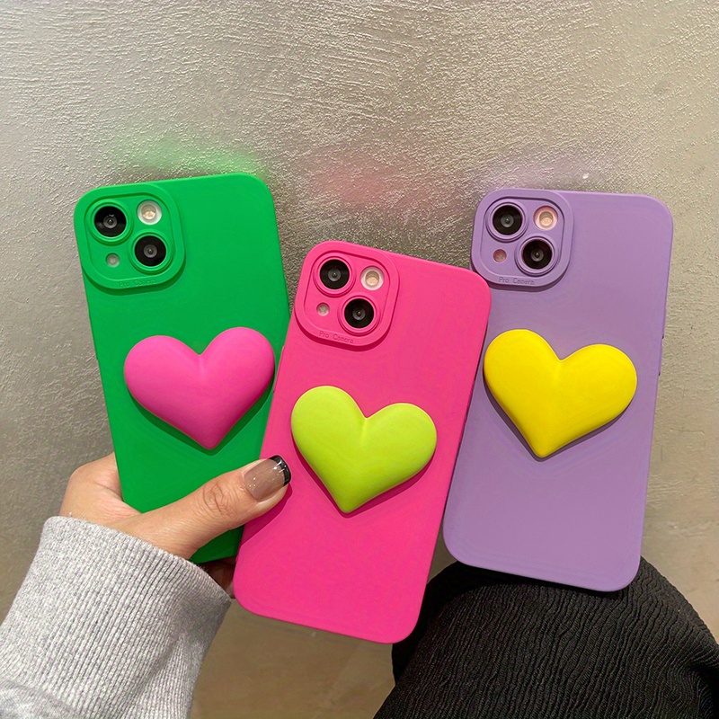 Show Love: Durable Silicone Phone Case Iphone 14 13 12 11 - Temu