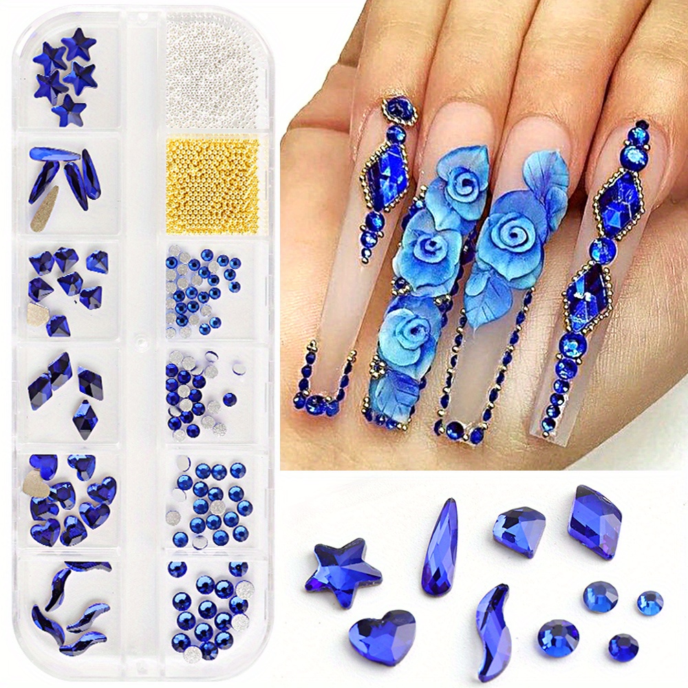 Nail Decoration Exquisite DIY Lightweight Elf Large Small Rhinestones Mixed  Accessories for Women 