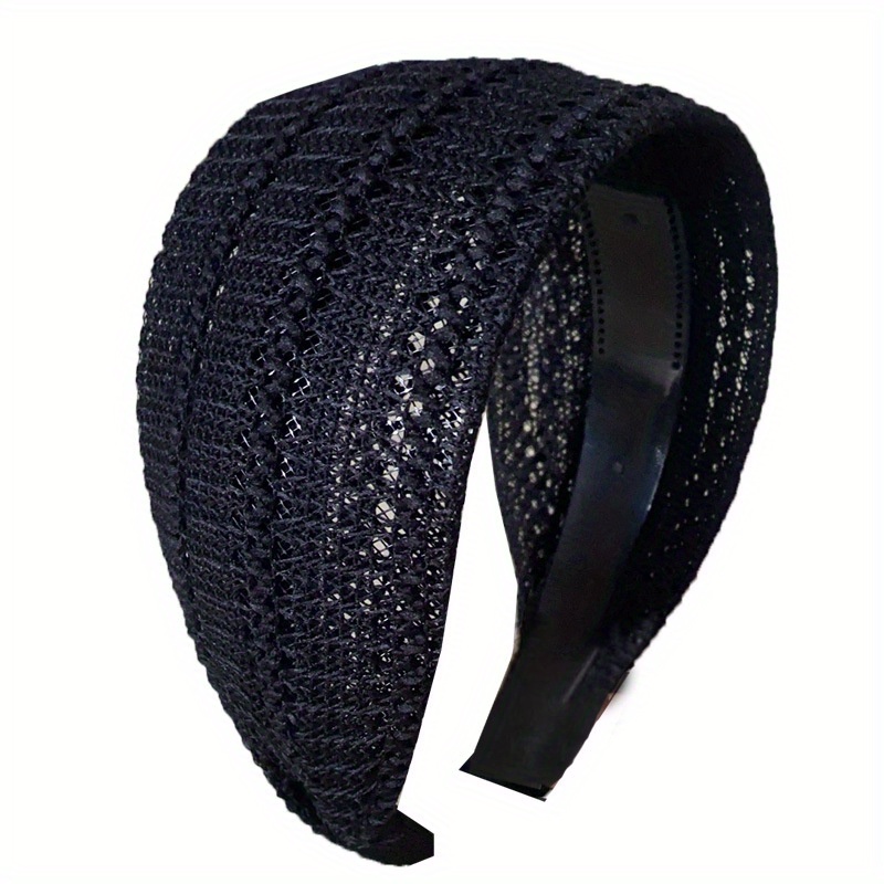 Large Wide Lace Headbands Non Slip Hair Band Headwraps - Temu