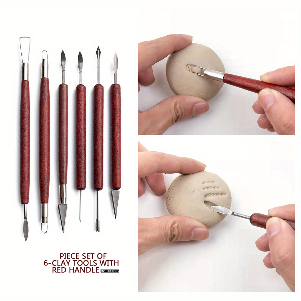 Pottery Tools Clay Tools Clay Sculpting Tools Polymer Clay - Temu