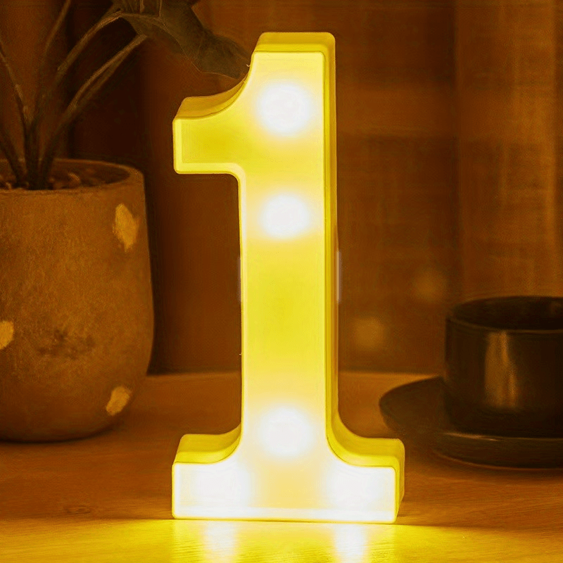 1 Señal LED Marquesina Temu De 26 Letras - De Números Luces Y Con