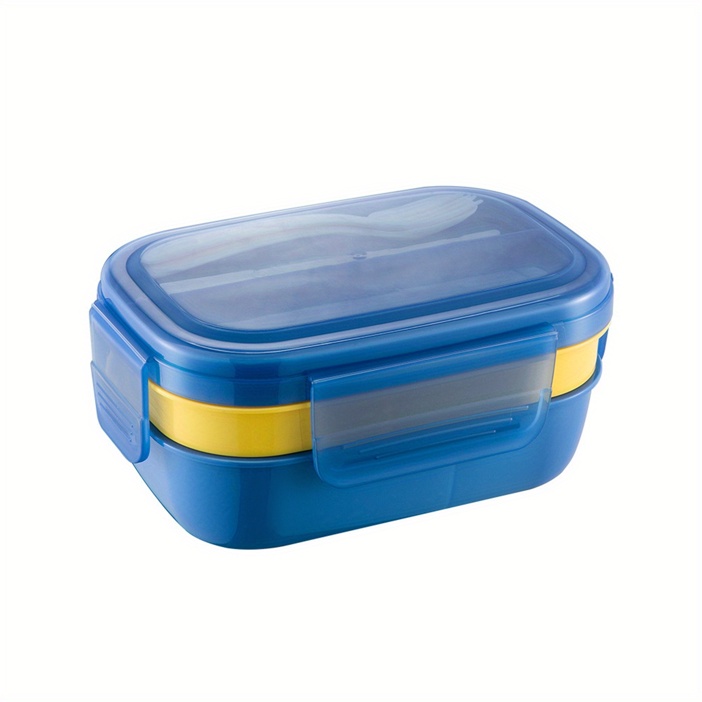 Stackable Bento Box, Adult Lunch Box, For Teenagers And Workers At School,  Back To School, 3 Layers All-in-one Lunch Containers With Multiple  Compartments, Large Capacity, Built-in Utensil Set & Bpa Free, Home