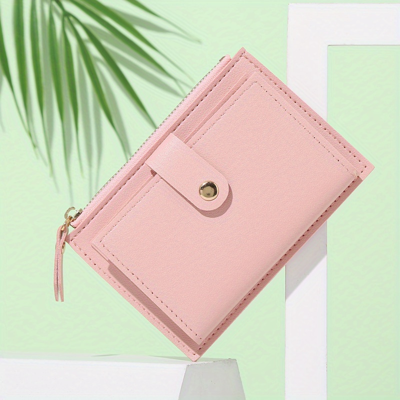Small Wallet Women Pink, Pink Cute Wallet Women