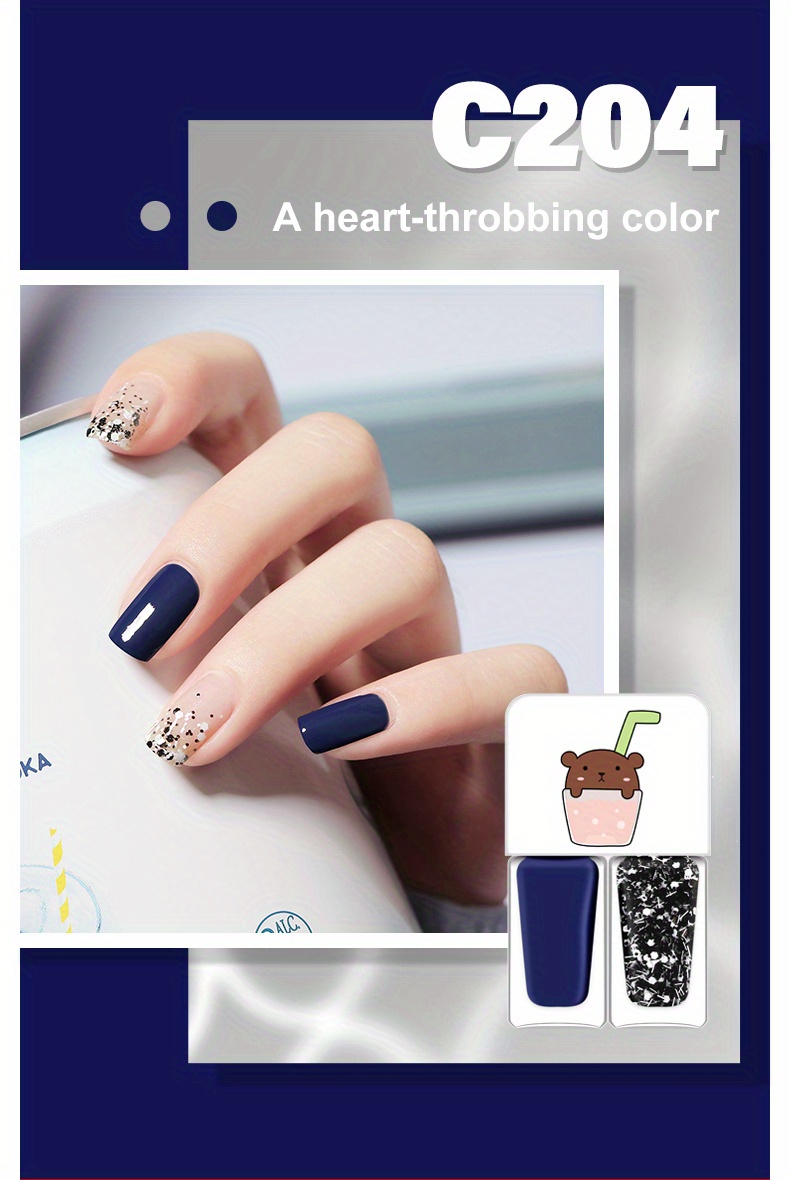 7 Colors Soak Off UV LED Glitter Gel Nail Polish Set Manicure Nail Art Kit  15ml | eBay