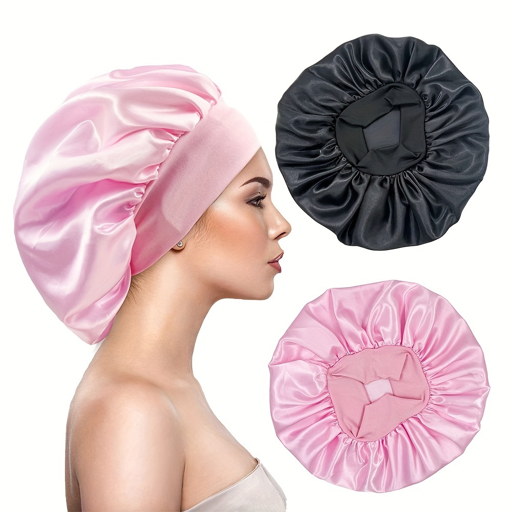 Long Satin Bonnet Hair Bonnet For Sleeping, Long Braids Bonnets, Reusable  Adjusting Hair Care Wrap Sleep For Women - Temu Austria