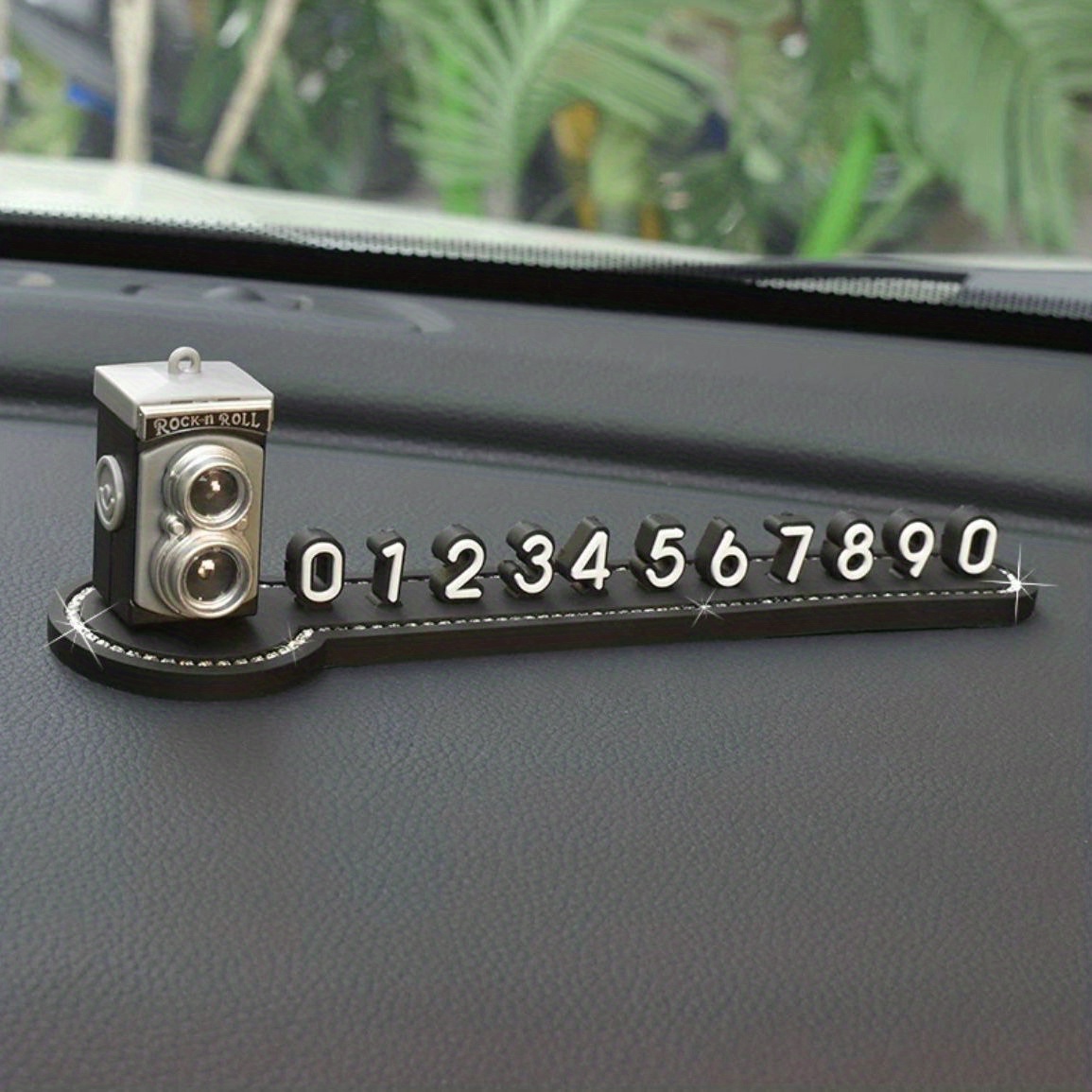 1pc Temporary Parking Number Plate Creative Personality - Temu