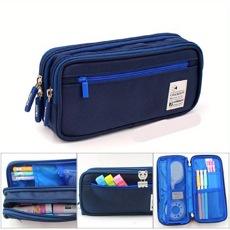 Large Capacity Pencil Case Stationery Cute Gift Pen Bag Pen - Temu