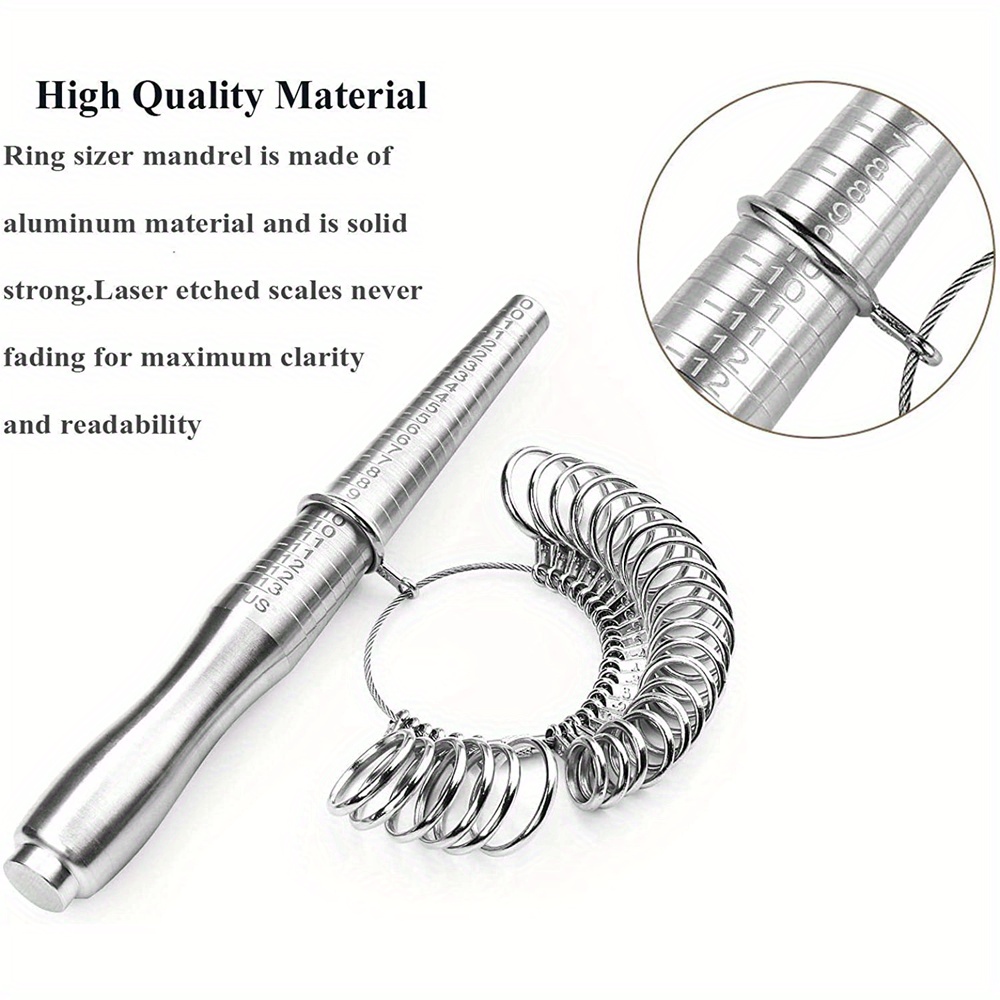 Ring Sizer Measuring Tool Ring Multi Sizer Ring Mandrel Temu