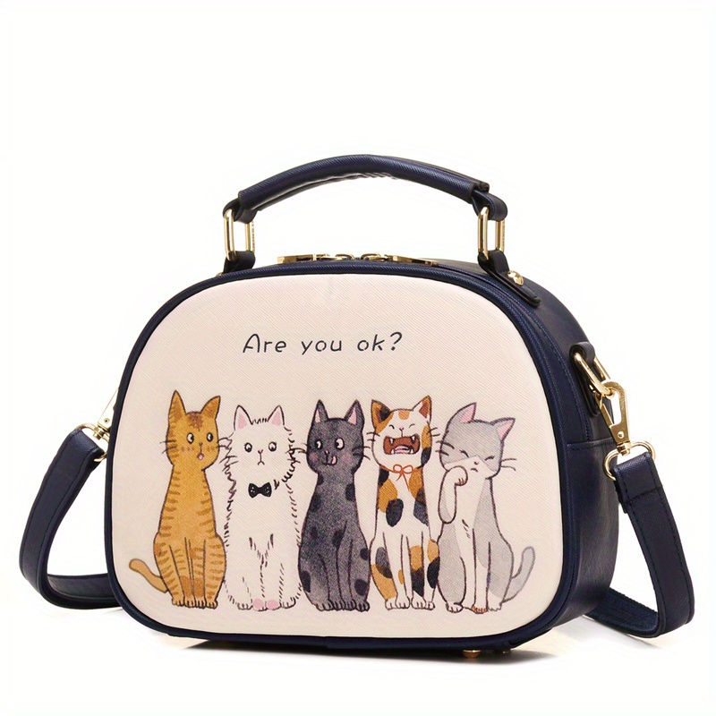 Small Crossbody Bags for Women,Round Shoulder Bag Purse,animal