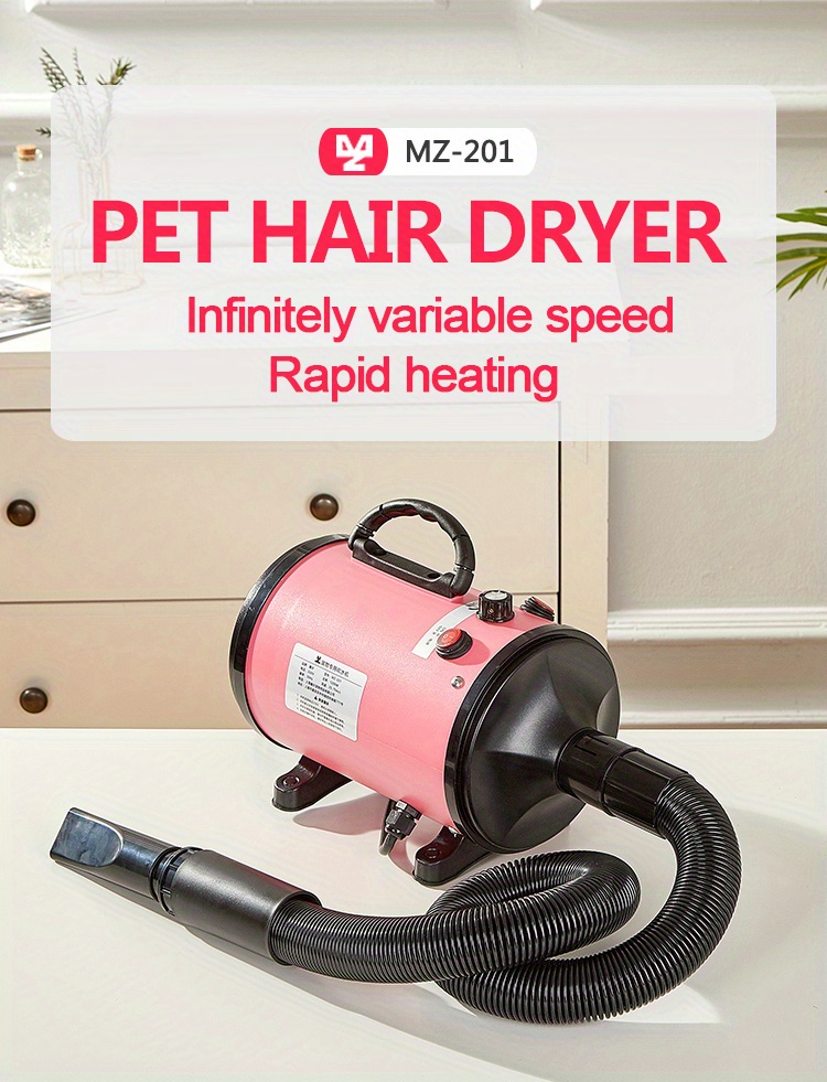 Professional Pet Dryer MZ-201 本体 pet hair dryer high dryer large dogs - Temu United Arab Emirates