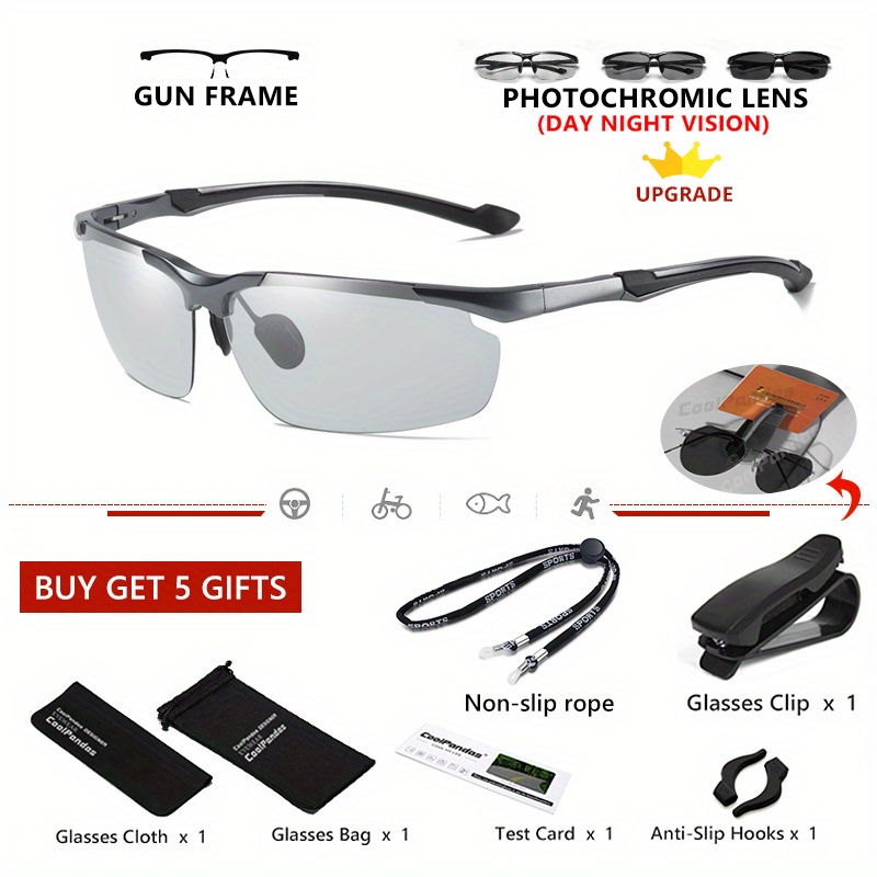 Aluminum Magnesium Frame Sunglasses Polarized Men Women