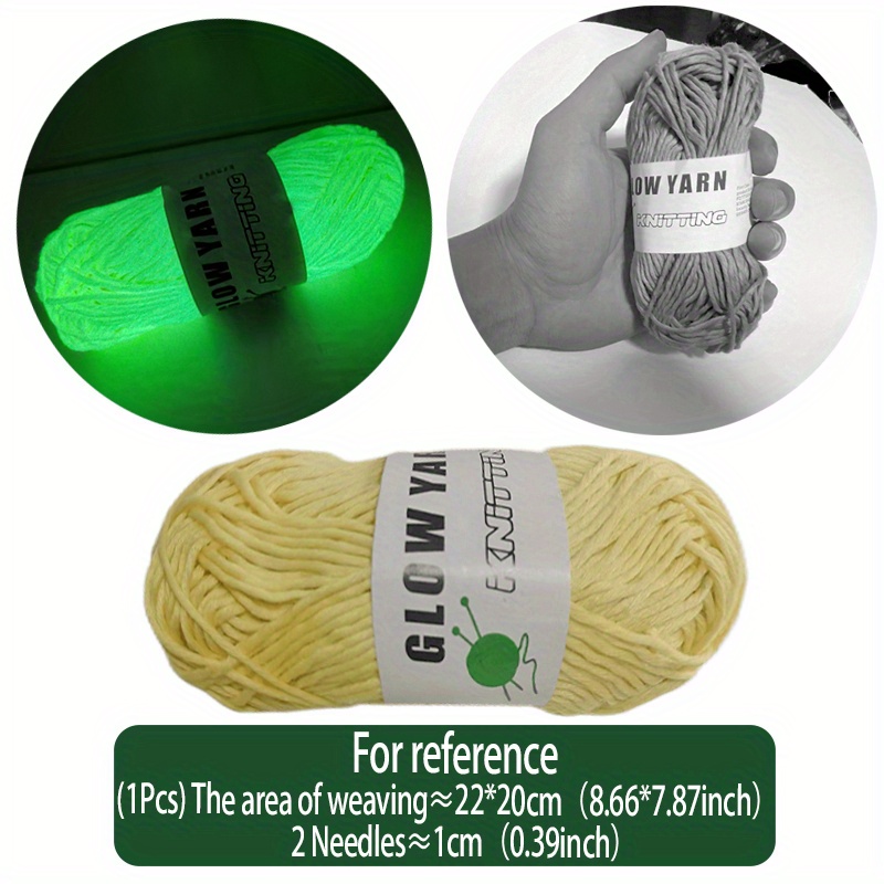 This Glow In The Dark Yarn Lets You Knit Incredible Glowing Aliens,  Costumes, and Hats