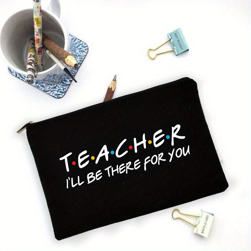 Travel Wash Pouch Roomy Pencil Case Teacher I'll Be There - Temu