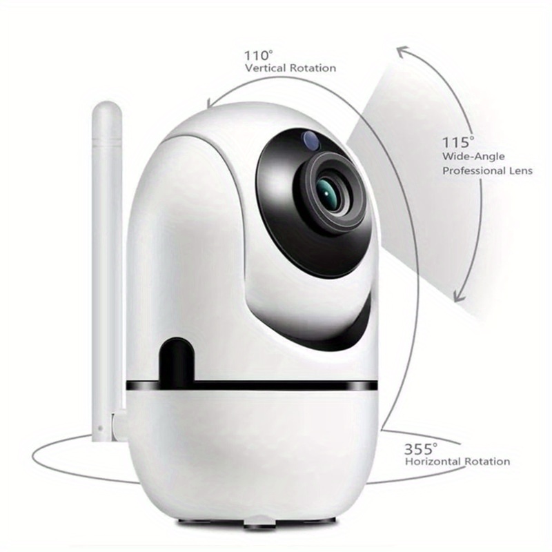 Caméra Super Canggih 360 HD - Surveillance WiFi Sans Fil Intelligent IP