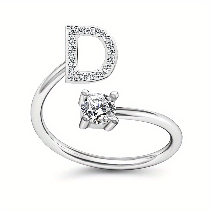The D Alphabet Diamond Ring