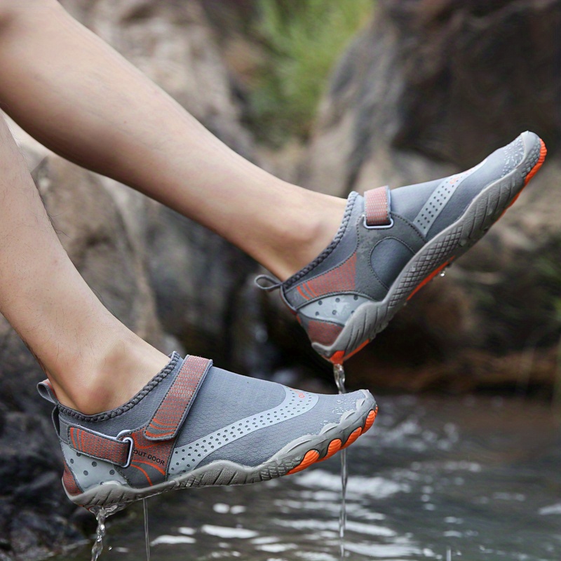 Unisex Barefoot Water Shoes With Hook And Loop Fastener Quick Dry