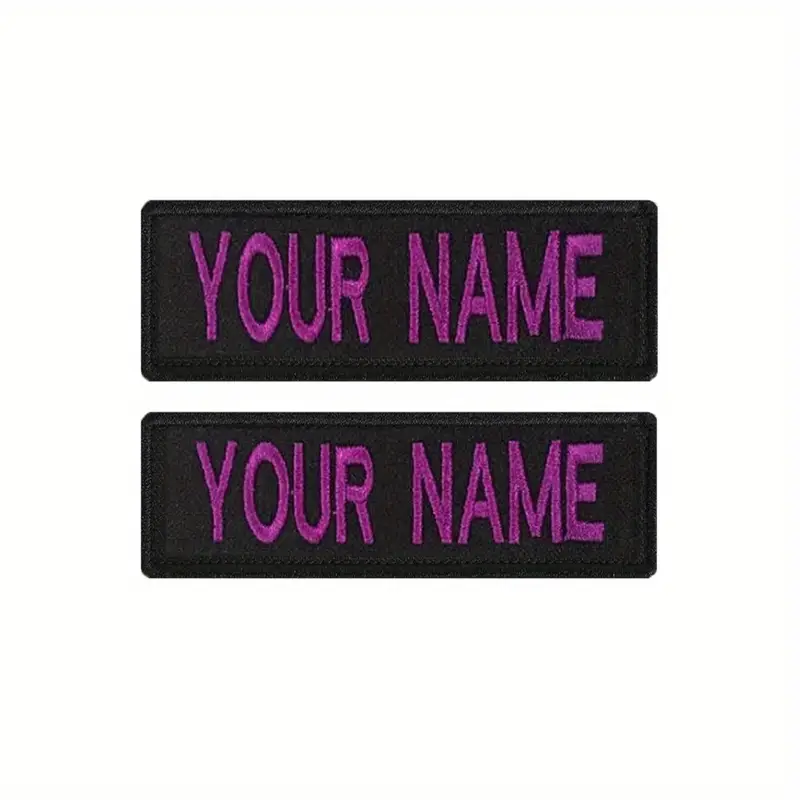 Personalize Look Custom Embroidered Name Patches - Temu