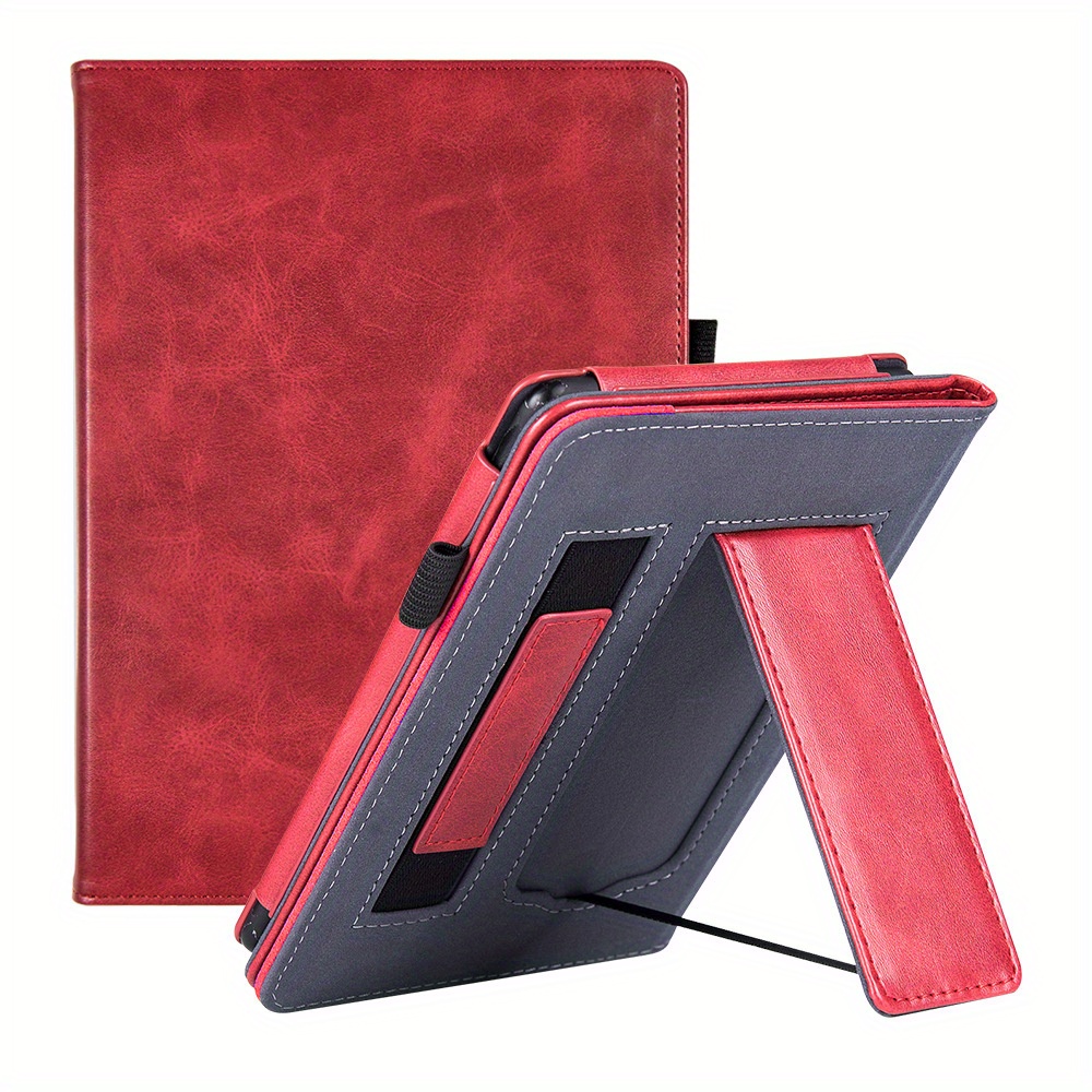  Funda para  Kindle Paperwhite 1/2/3, funda ultradelgada  para tablet de 6 pulgadas con funda para dormir para  Kindle  Paperwhite 1/2/3 Luopan Tab Covers (Color : Rojo) : Electrónica