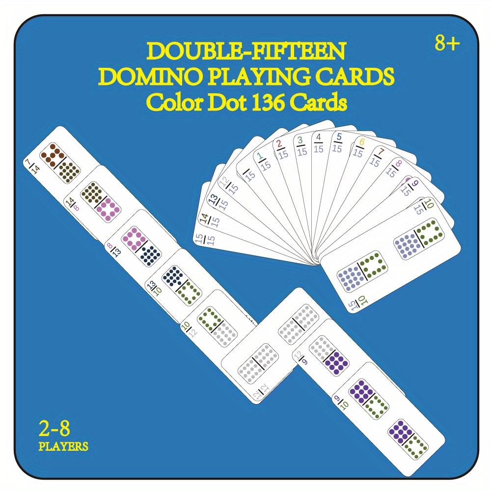 Double 12 Travel Domino Playing Cards