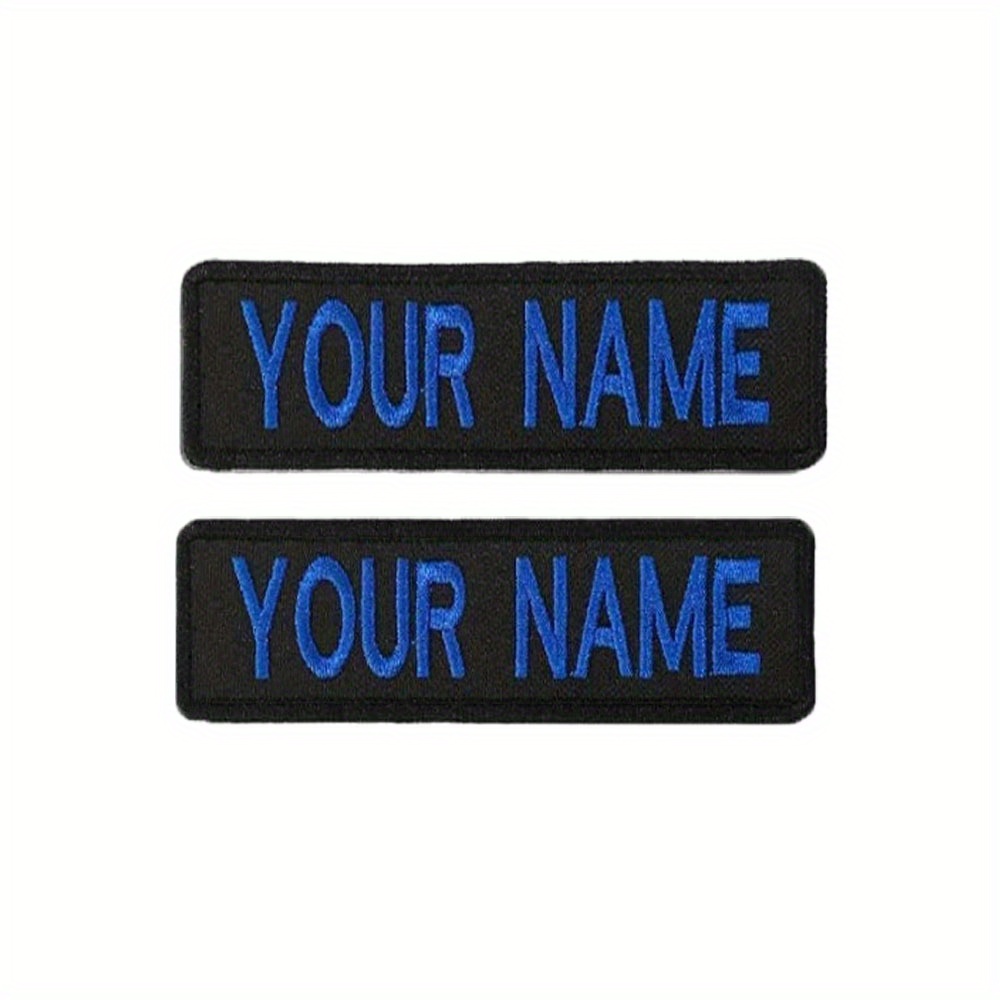 Custom Embroidered Name Patch, Custom Embroidered Patches, Custom