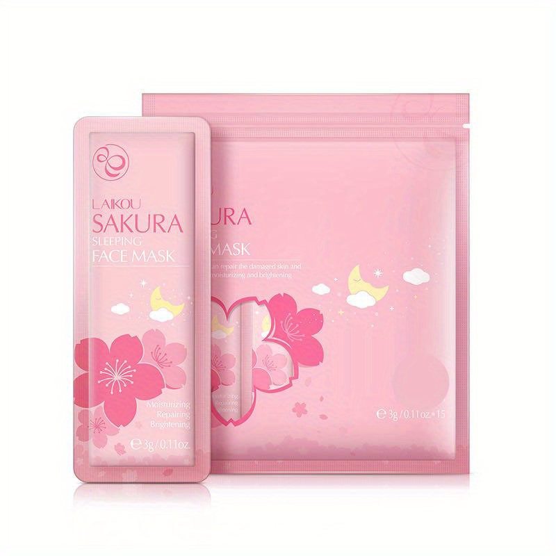 Máscara Facial Dormir Algas Marinas Sakura Máscara Dormir - Temu