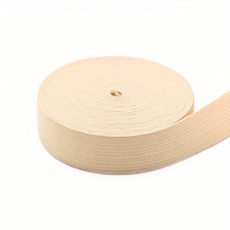 1 inch wide elastic band - natural cotton elastic for sewing - sold by the  yard