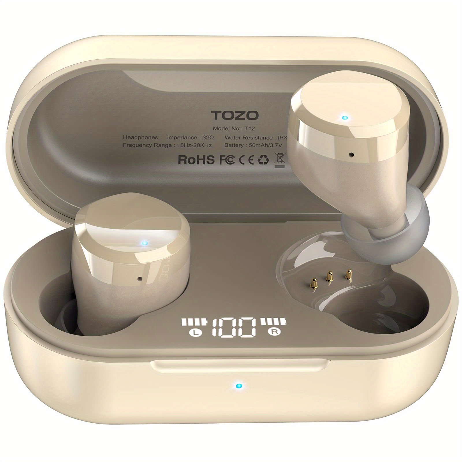 Auriculares inalámbricos TOZO T12 Pro Auriculares Bluetooth con