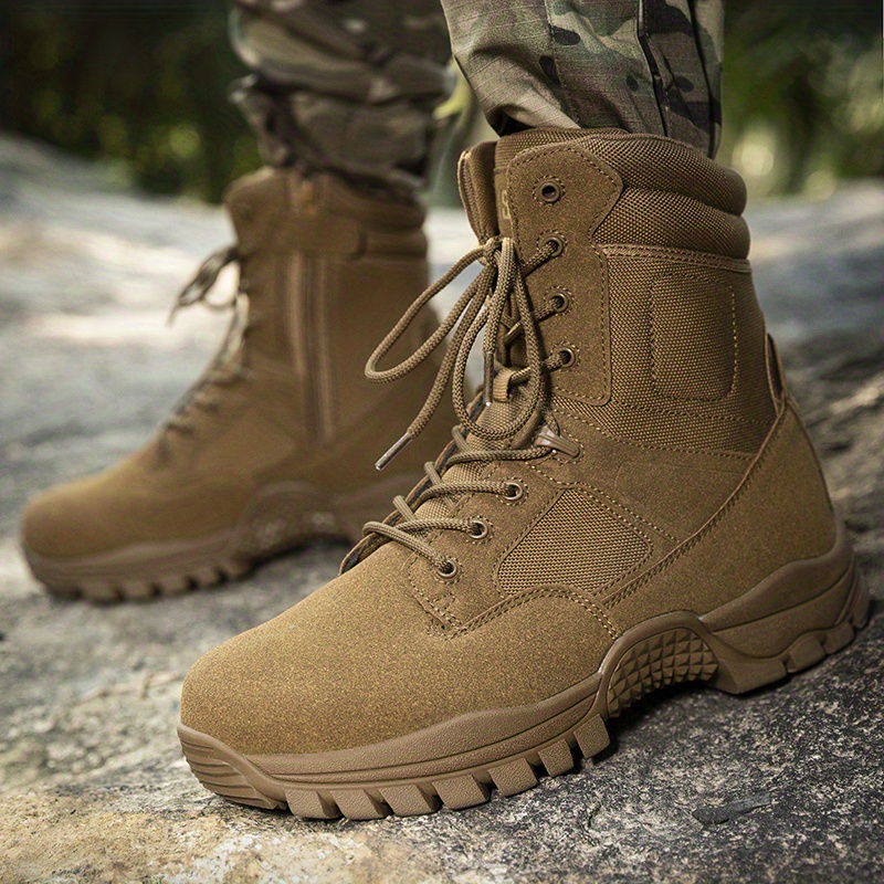 Mens Military Tactical Boots Wear Resistant Non Slip Combat Boots For  Outdoor Hiking Trekking, Shop The Latest Trends