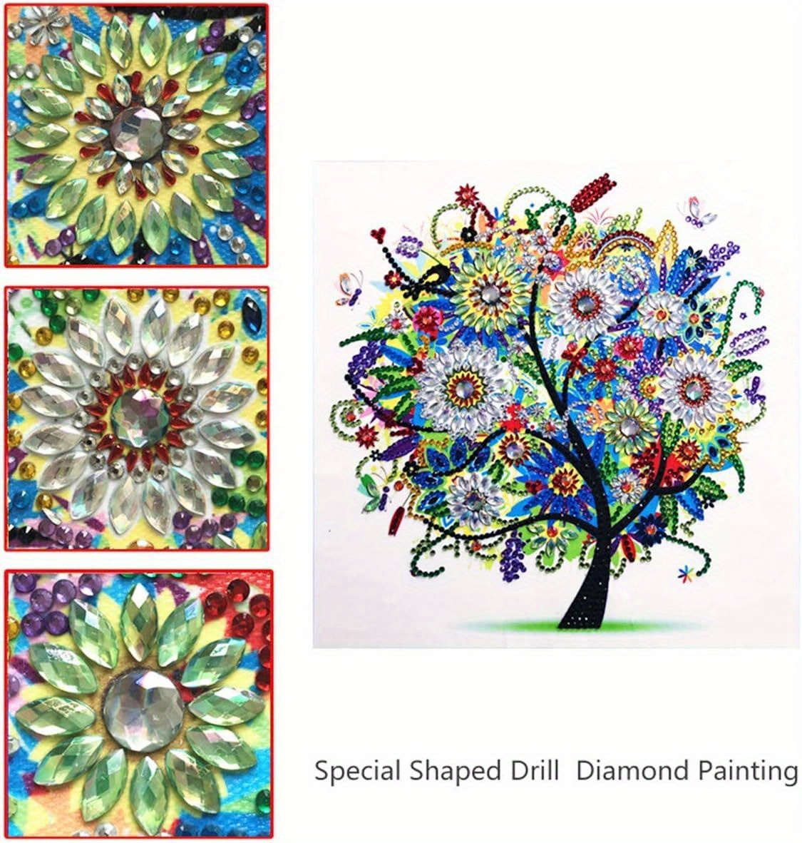 Comprar Tree of Life Diamond Painting Kit for Adults Beginners Round 30  Colors Full Drill DIY Tree of Life Diamond Art Kit for Kids Wonderland  Diamond Painting Kits by Number Kit Gem