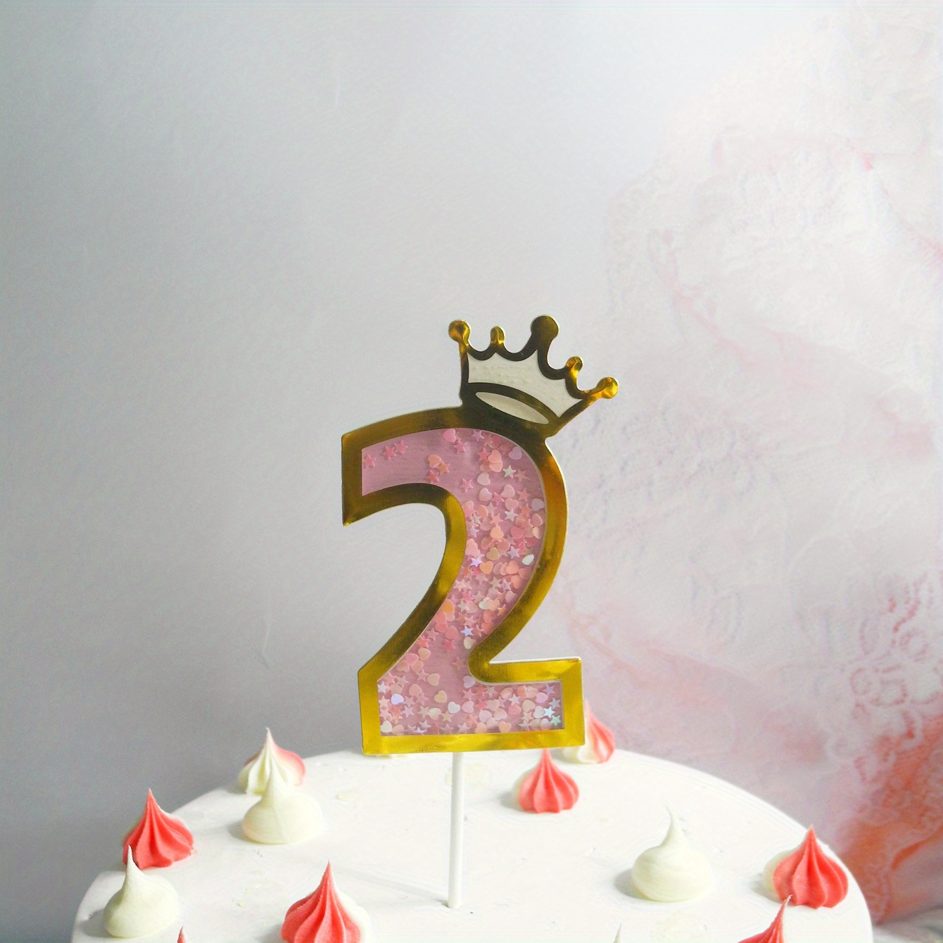 1pc Numéro De Couronne Cake Topper Joyeux Anniversaire - Temu Canada