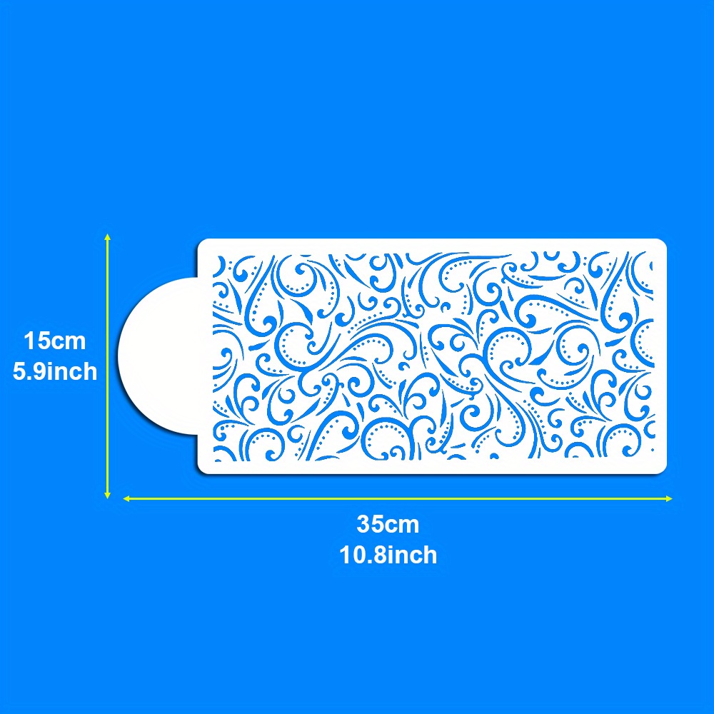 Wave Pattern Cake Stencil Cake Decorating Stencils Mold - Temu