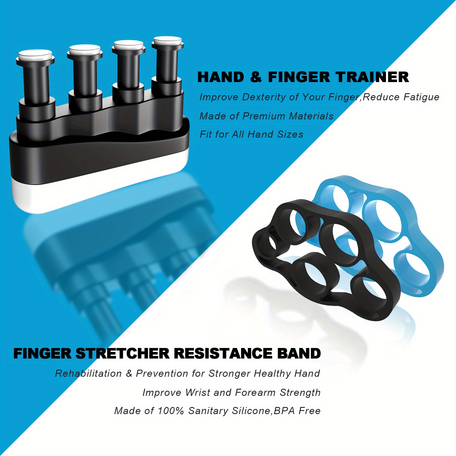 Crazyrope Grip Strength Trainer Kit - Adjustable Hand Grip Strengthener ...