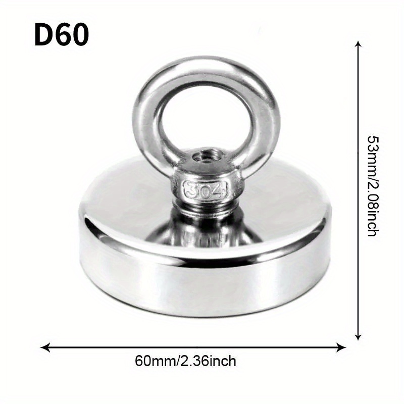 FINDMAG Super Strong Fishing Magnet, 1000 lbs Pulling Force, Neodymium Rare  Earth Magnet with Countersunk Hole Eyebolt, Large Magnet for Remover,  Diameter 3.54 inch(90 mm) : : Home & Kitchen