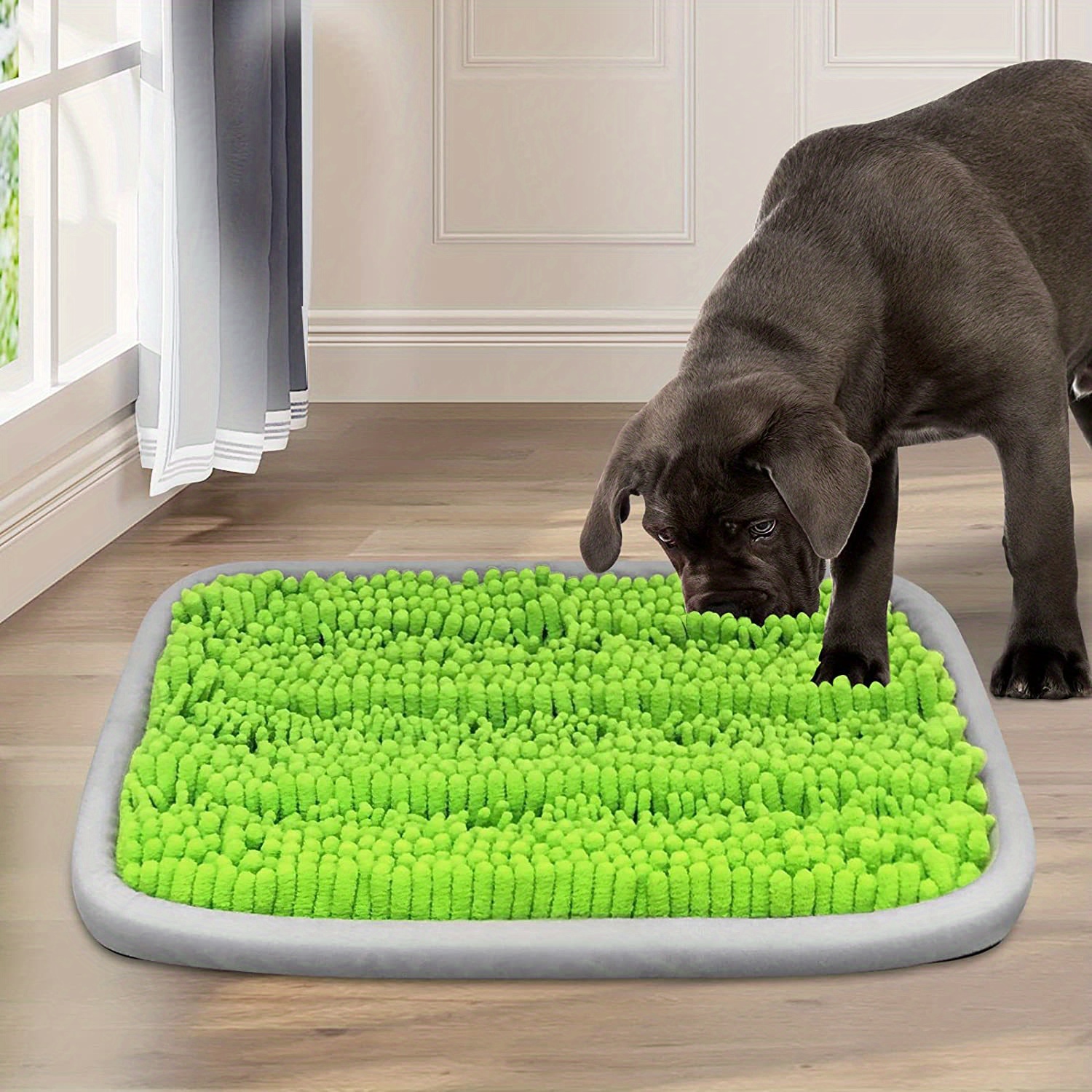 train your dog easily with this anti choking square pet dog sniffing pad