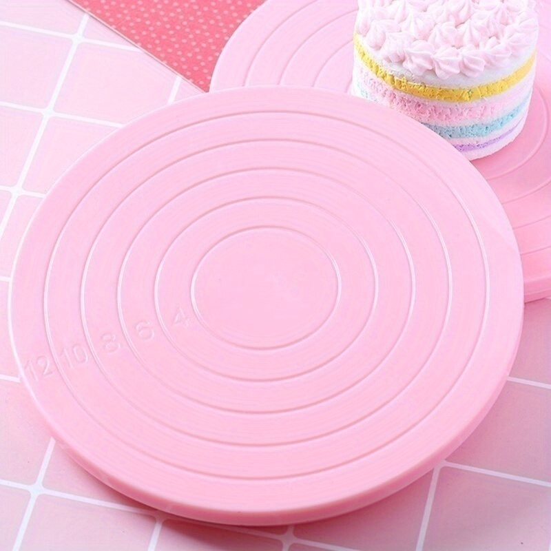 Cake Decorating Table Metal Brackets Rotary Tool Rotating Stand