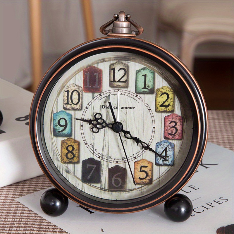 Reloj despertador analógico, retroiluminación retro, bonito diseño sim -  VIRTUAL MUEBLES