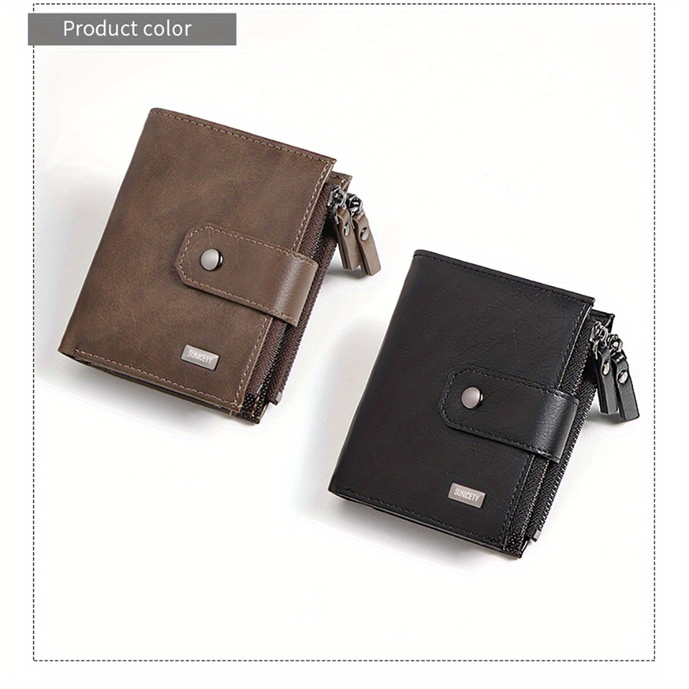 Boshiho Cartera De Corcho Con Bloqueo RFID, Delgada, Plegable, Vegana,  Regalo Ecolu00f3gico Para Hombres Y Mujeres, Negro -, Cartera Con Bloqueo  RFID