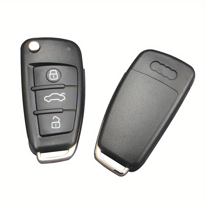 Rot Buchstabe B Schlüsselbund + Auto Rot fallsicher Schlüsselbox mit +  faltbar Schlüsselbox mit + Fernbedienung Schlüssel Bezug kompatibel zu Audi  A3 A1 Q3 Q2l TT , Alt A6 Q7 Q5