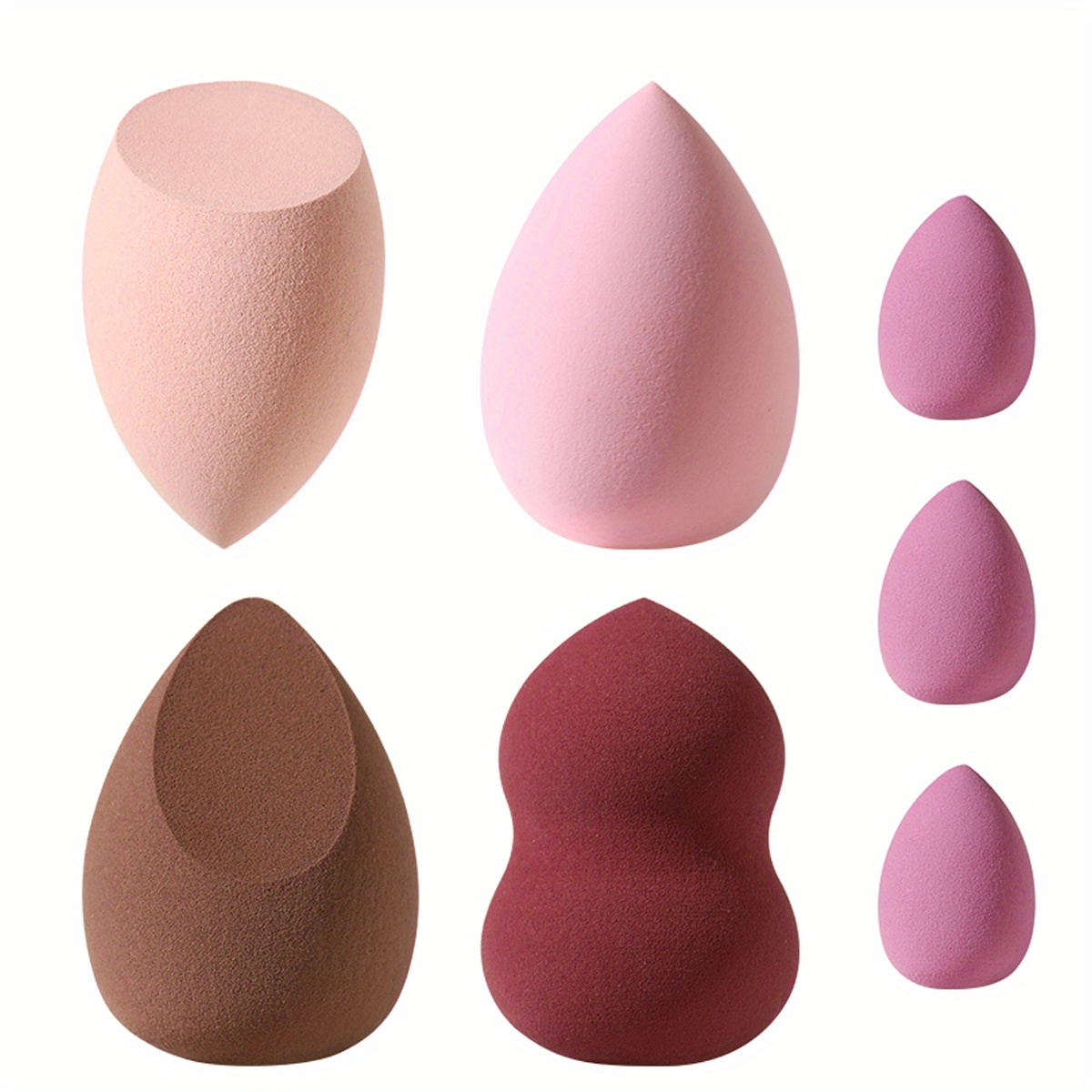 Light Color Makeup Sponge Set Soft Wet And Dry Use Makeup - Temu
