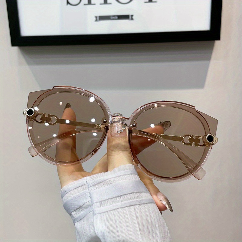 Oversized Cat Eye Sunglasses Gradient Lens UV400