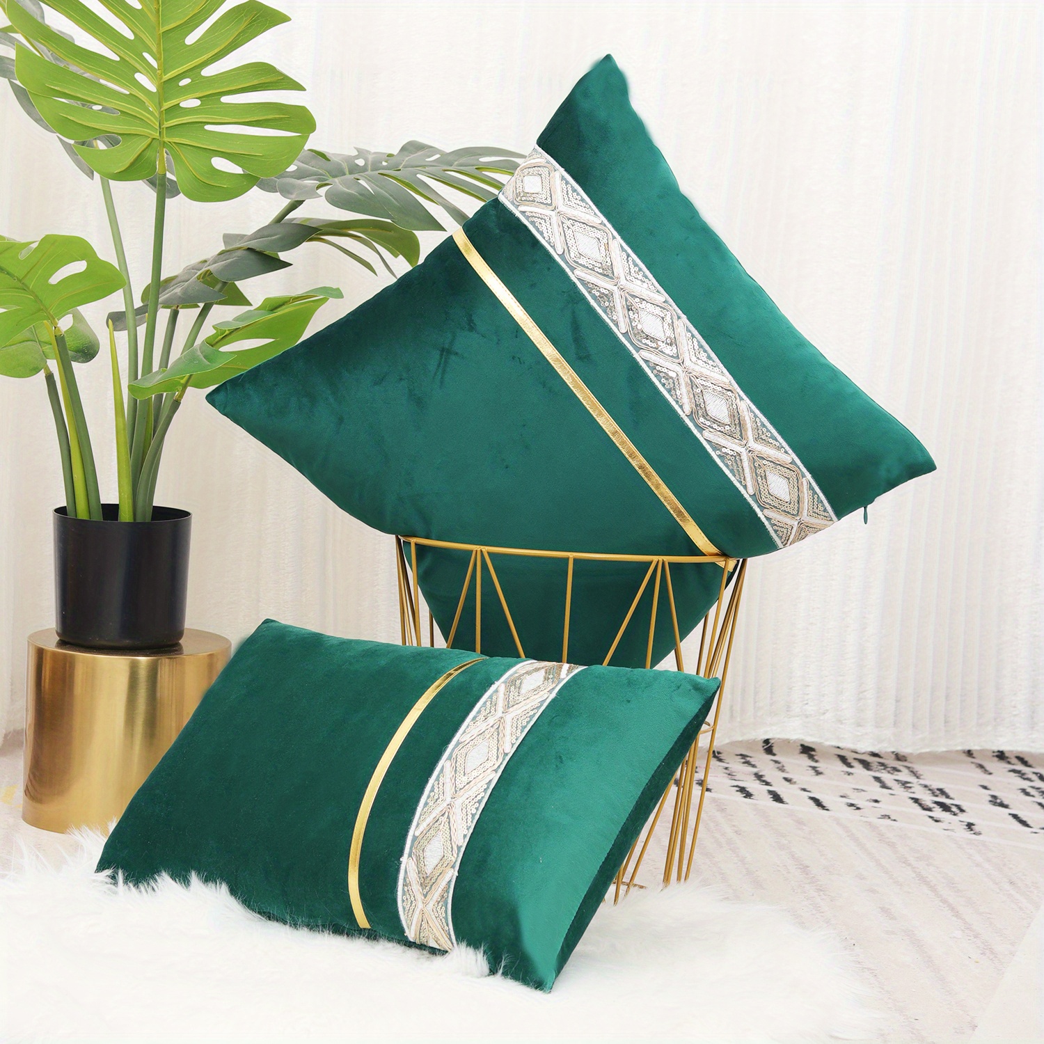 Throw Pillow With Insert Included Throw Pillow With Velvet - Temu