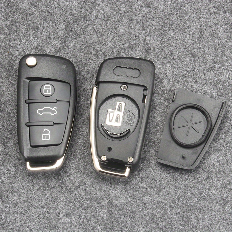 2/3 Tasten Fernbedienung Falten Flip Auto Schlüssel Fob Shell Cover Case  für Mazda 3 5 6 Uncut Klinge mit Batteriehalter