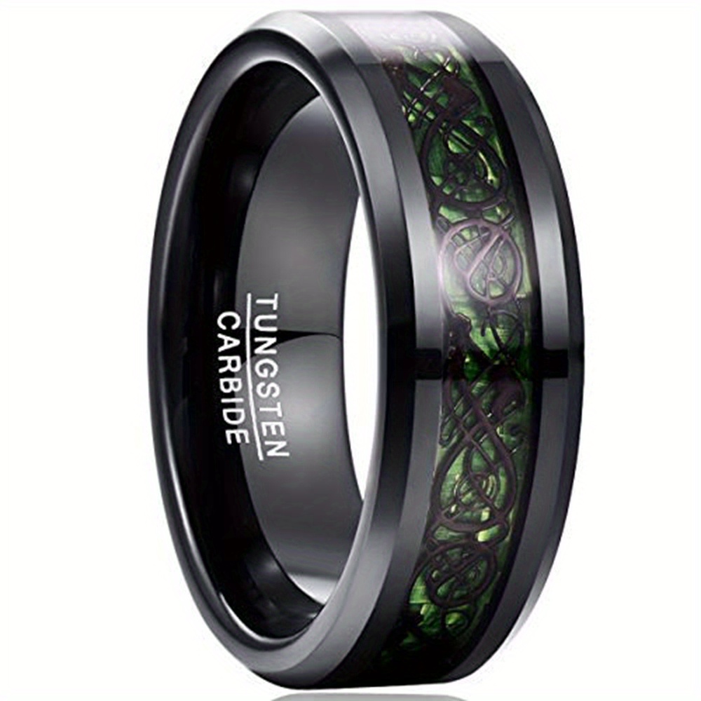 Green tungsten 2025 carbide ring