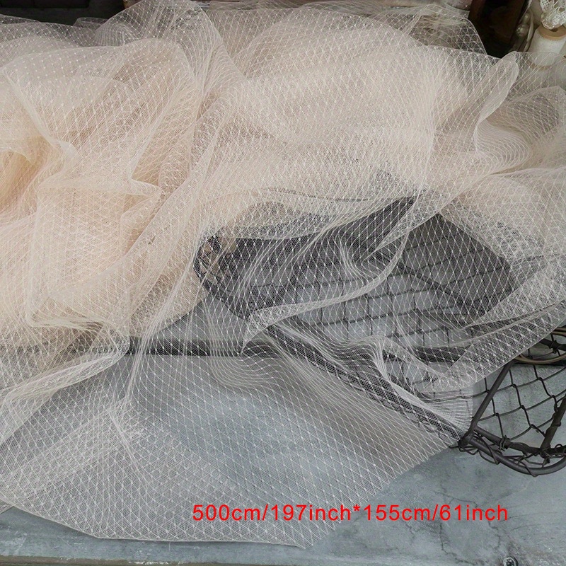 160cm Wide High Strength Micro Elastic Soft Mesh Tulle Fabric is