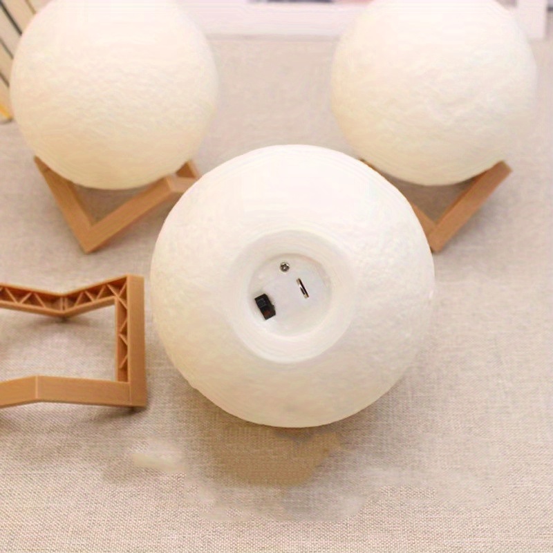 Generic Lampe de chevet lunaire 3D pour enfants - Le cadeau d'anniversaire  de Noël parfait pour les filles et les garçons (Rechargeable) à prix pas  cher