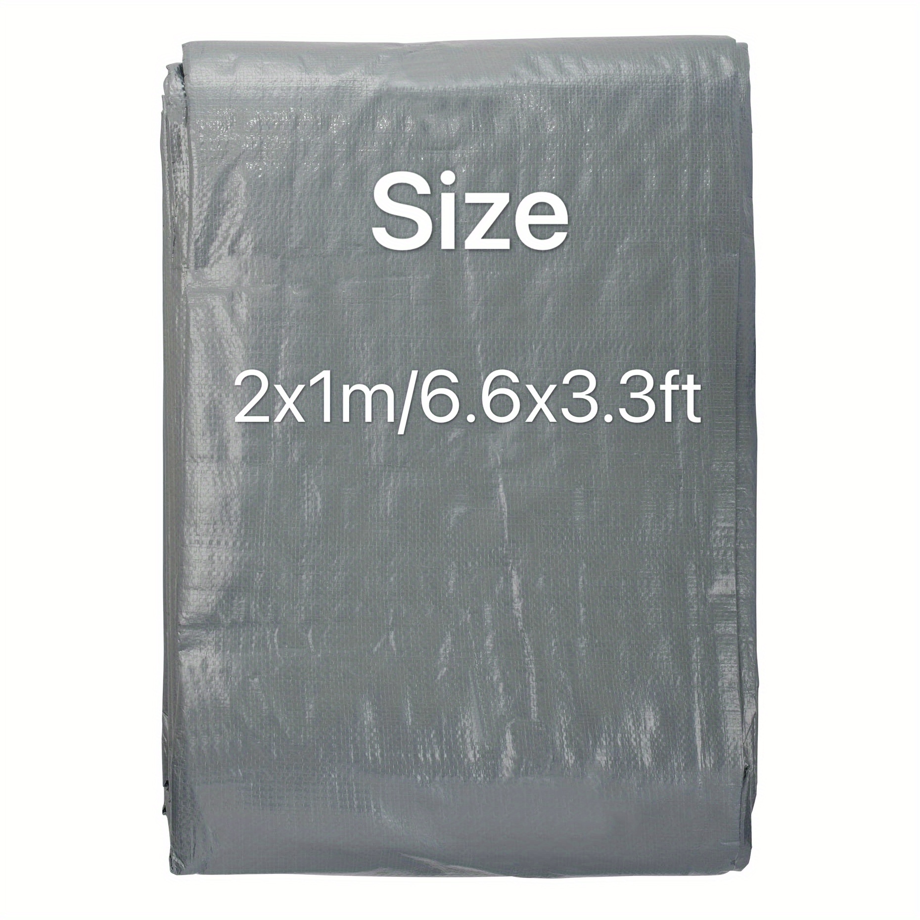 Bâche noire robuste - Imperméable - 160 g/m² - Résistante aux UV - Pour  jardin/meuble/voiture/extérieur/camping - 2 x 9 m